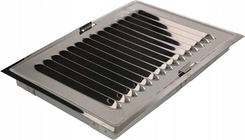 Kratka wentylacyjna stali nierdzewnej kominowa 14x21cm