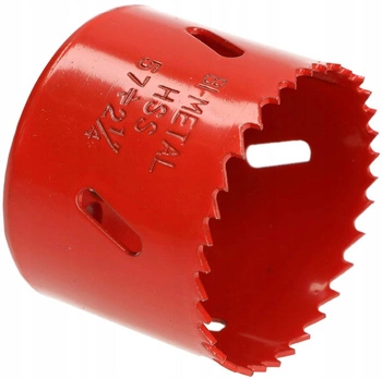 Otwornica bimetalowa 57 mm koronka adapter