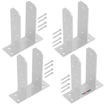 Podstawa słupa tt przykręcana 70 mm zestaw 4 szt.