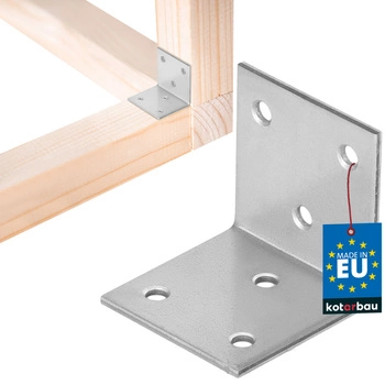 Kątownik ciesielski nierdzewny ocynkowany 40x40x40 mm