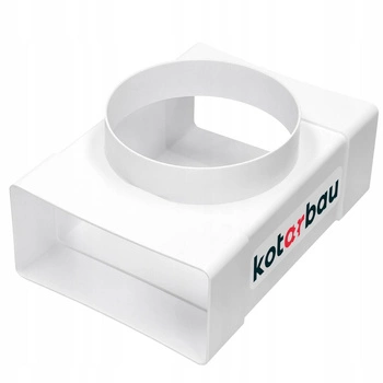 Trójnik łącznik 120x60 kanału płaskiego fi 100 mm