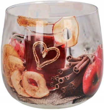 Świeca świeczka zapachowa w ozdobnym szkle 20h