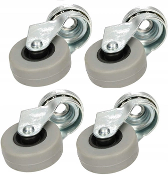 Kółko obrotowe meblowe 40 mm łożysko otwór koło - 4 szt.