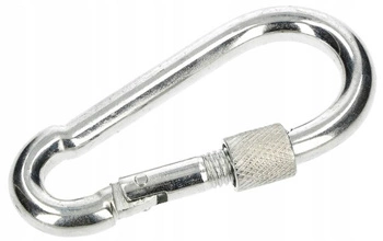 Karabińczyk karabinek skręcany 80 hak do lin