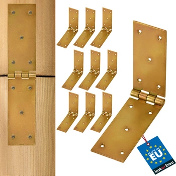 Zawias pasowy splatany do skrzyń szafek mebli 250x50 mm zestaw 10 szt.