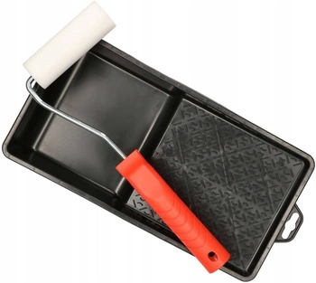 Zestaw malarski wałek 100 rączką kuweta malowania