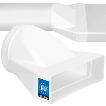 Łącznik kanałów 204x60 przekroju zmiennego fi125mm