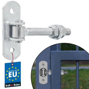 Zawias bramowy wkręcany m16 do furtki bramy