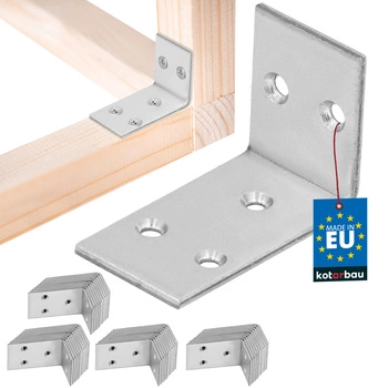 Kątownik ciesielski nierdzewny ocynkowany 30x45x25 mm zestaw 50 szt