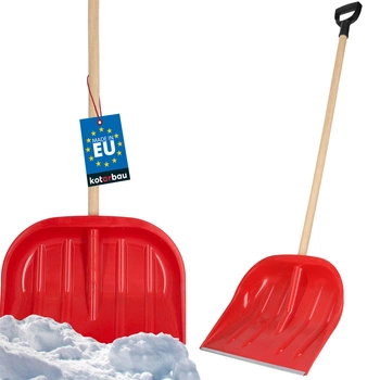 Łopata do śniegu odgarniacz zgarniacz szufla 135 cm - Kolor czerwony
