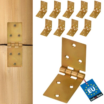 Zawias pasowy splatany do skrzyń szafek mebli 100x35 mm zestaw 10 szt.