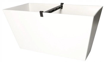 Doniczka donica skrzynka 400x216x200 mm biała