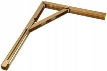 Wspornik kątownik składany na półkę 400 mm rozkładany