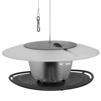 Karmnik domek dla ptaków plastikowy wieszany linka