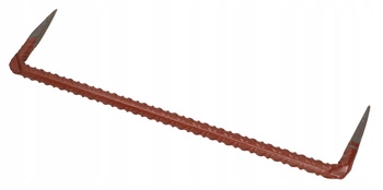 Klamra budowlana ciesielska 300 mm kotwa stalowa