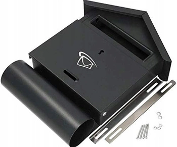 Skrzynka pocztowa tuba na prasę 34x26x55 antracyt