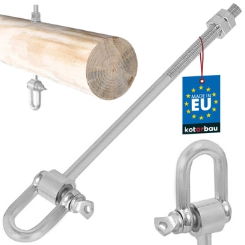 Hak mocowanie huśtawki hamaka z szeklą m10