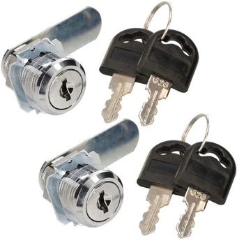 Zamek kasetkowy szafkowy skrzynka na listy 20mm - 2 szt.