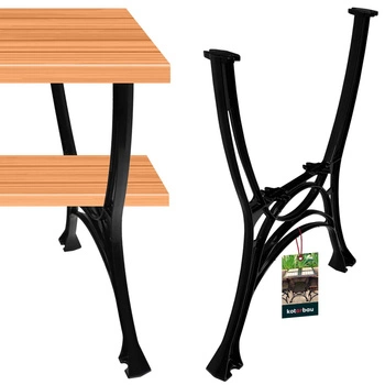 Noga do stolika ogrodowego aluminiowa 49x69 cm