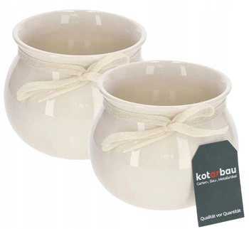 Doniczka ceramiczna fi 14 osłonka kwiaty rośliny - 2 szt.