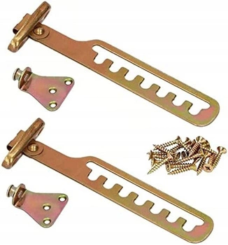 Blokada okienna 19 cm ogranicznik grzebieniowy - 2 szt.