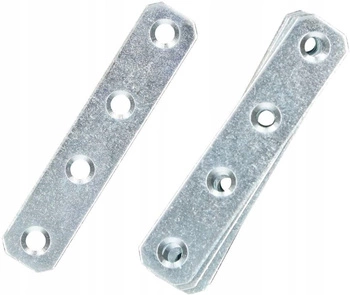 Płytka perforowana łącznik 80x16 mm płaski - 50 szt.