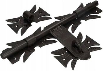 Zasuwa garażowa rygiel kuta 320 mm do bramy furtki drzwi