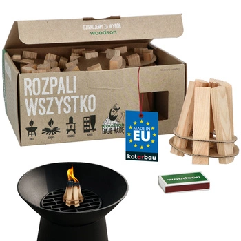 Ekologiczne ognisko rozpałka do ogniska grilla zestaw 6 szt.
