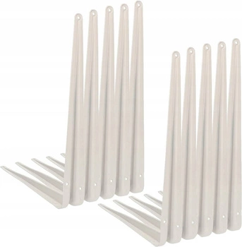 Kątownik pod półkę wspornik podpórka 40x35 cm - 10 szt.