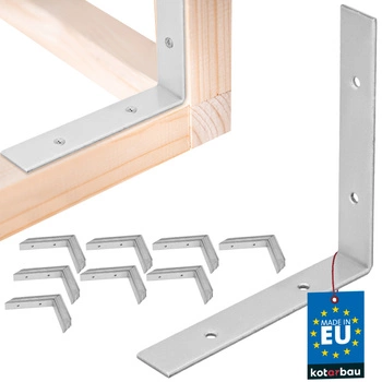 Kątownik ciesielski ocynkowany 150x150x25 mm zestaw 100 szt.