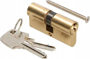 Wkładka bębenkowa do zamka 35/35 3 klucze mosiądz