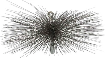 Szczotka kominowa druciana wycior pieca 140x240 mm