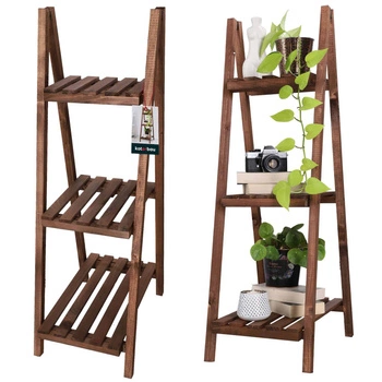 Kwietnik ogrodowy drewniany na kwiaty rośliny balkon taras brązowy