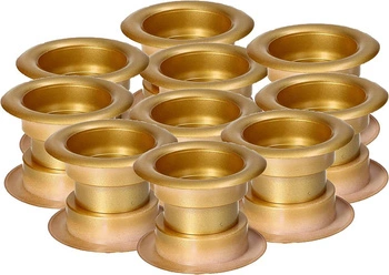 Tuleja do drzwi tulejka drzwiowa wentylacyjna - 10 szt. - Kolor satyna złota