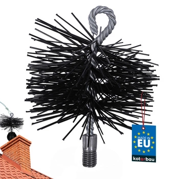 Szczotka do czyszczenia komina wycior pcv gwint m12 100 mm