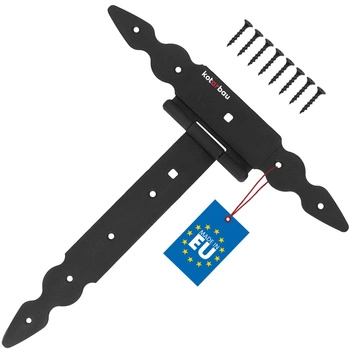 Zawias krzyżowy t do okiennic altan furtek 250 mm