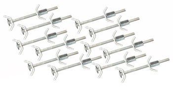 Złącze śrubowe meblowe 100 łącznik płyt blatów - 12 szt.