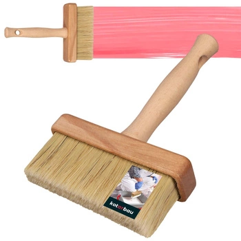 Pędzel malarski ławkowiec duży szeroki do tapet gruntu 130 mm