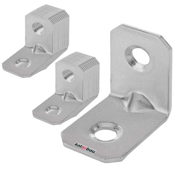 Kątownik łącznik ciesielski 25x25x18 - 25 szt.