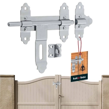 Zasuwa do drzwi bram garażu 20 cm