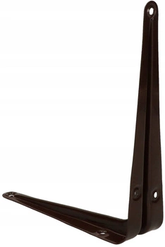 Kątownik pod półkę wspornik podpórka 15x12,5 brąz