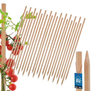 Paliki drewniane do pomidorów warzyw podpory ogrodowe 80 cm zestaw 25 szt.
