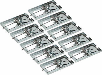 Myszołapka metalowa łapka pułapka na myszy - 10 szt.