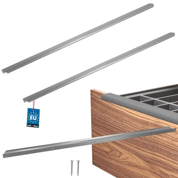 Uchwyt meblowy aluminium srebrny 780/800 mm zestaw 2 szt