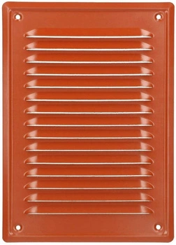 Kratka wentylacyjna kominowa z siatką 230x165 cegła