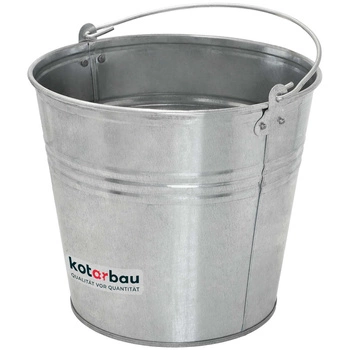 Wiadro stalowe ocynkowane 12 l