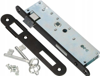 Zamek wpuszczany drzwi 72/34 mm klucz lewy zapadka