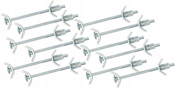 Złącze śrubowe meblowe 120 łącznik płyt blatów - 12 szt.