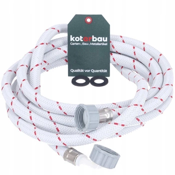 Wąż dopływowy w oplocie pralki zmywarki 3.0 m 3/4'