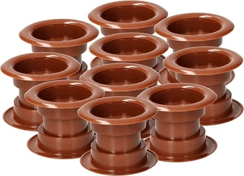 Tuleja do drzwi tulejka drzwiowa wentylacyjna - 10 szt. - Kolor wiśnia